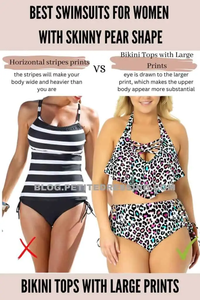 Bikini Tops with Large Prints-1