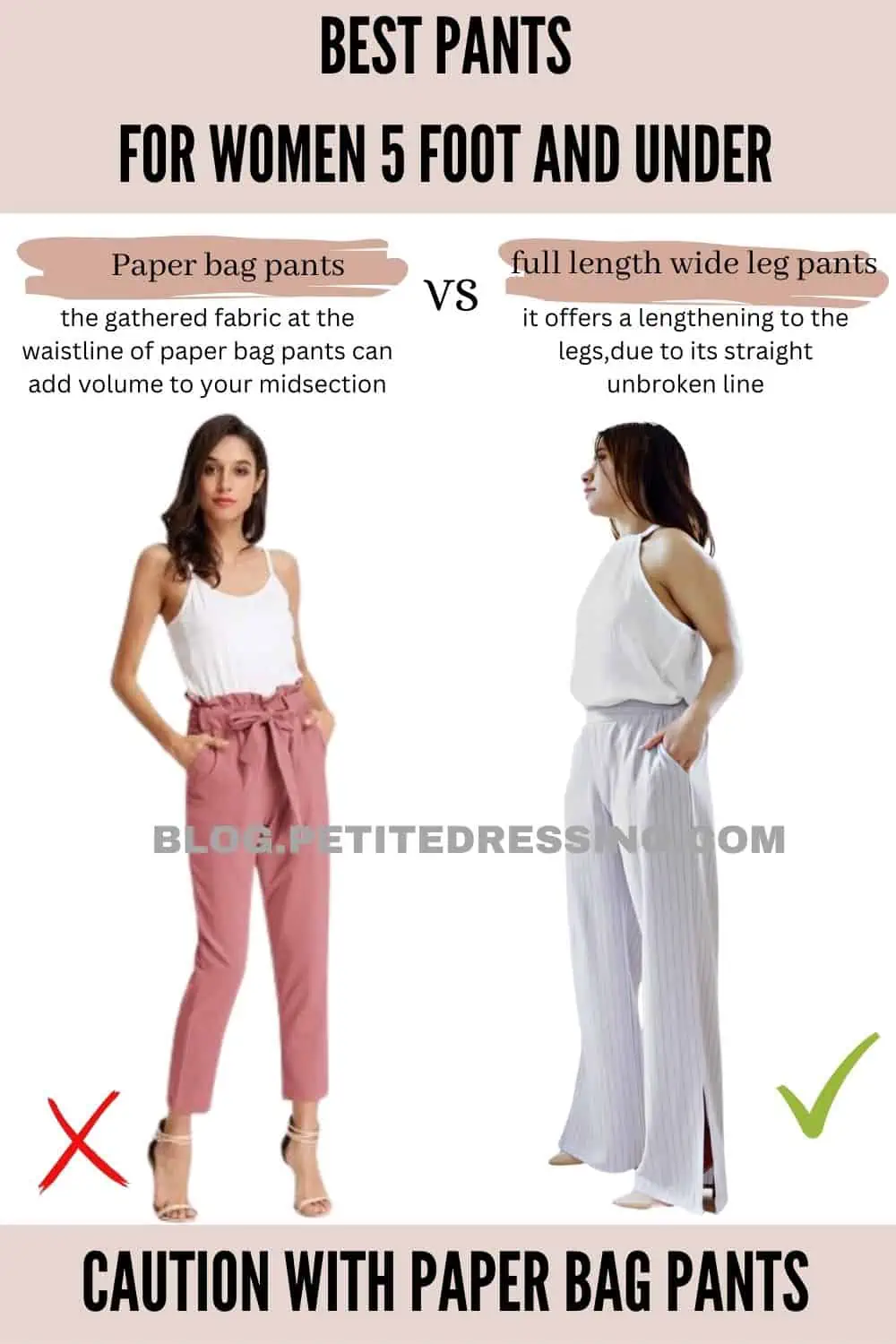 The Pants Guide for Women 5 Foot and Under - Petite Dressing