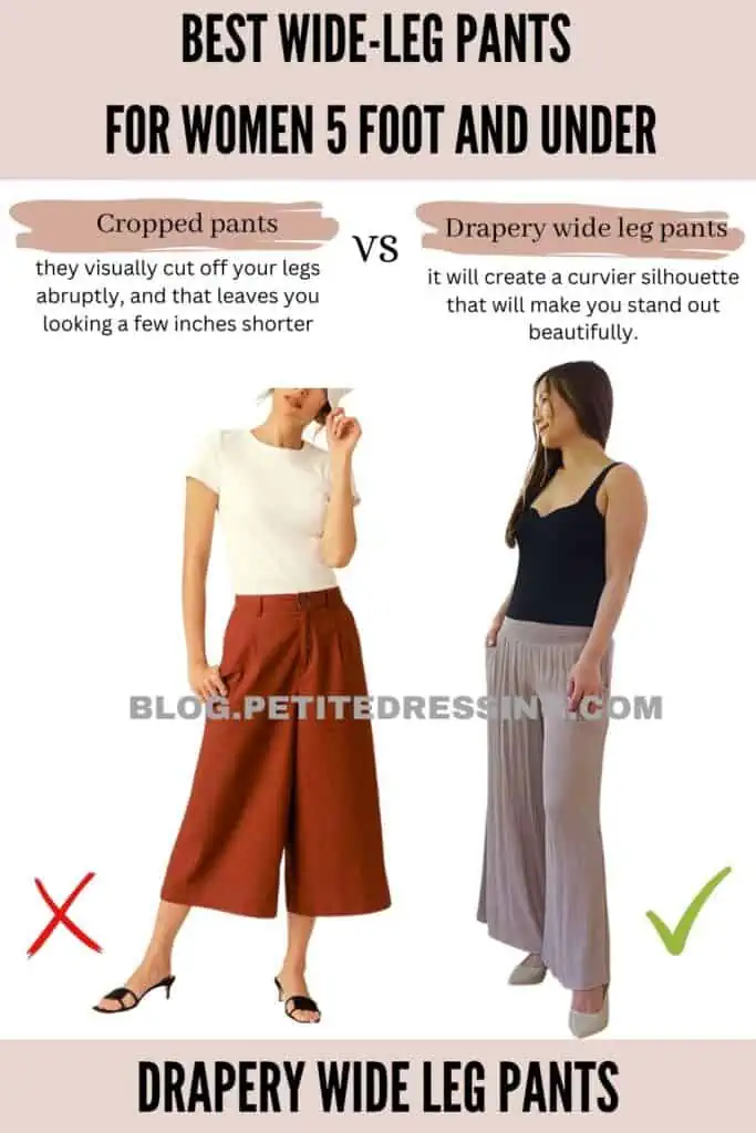 The Wide Leg Pants Guide for women 5 foot and under - Petite Dressing