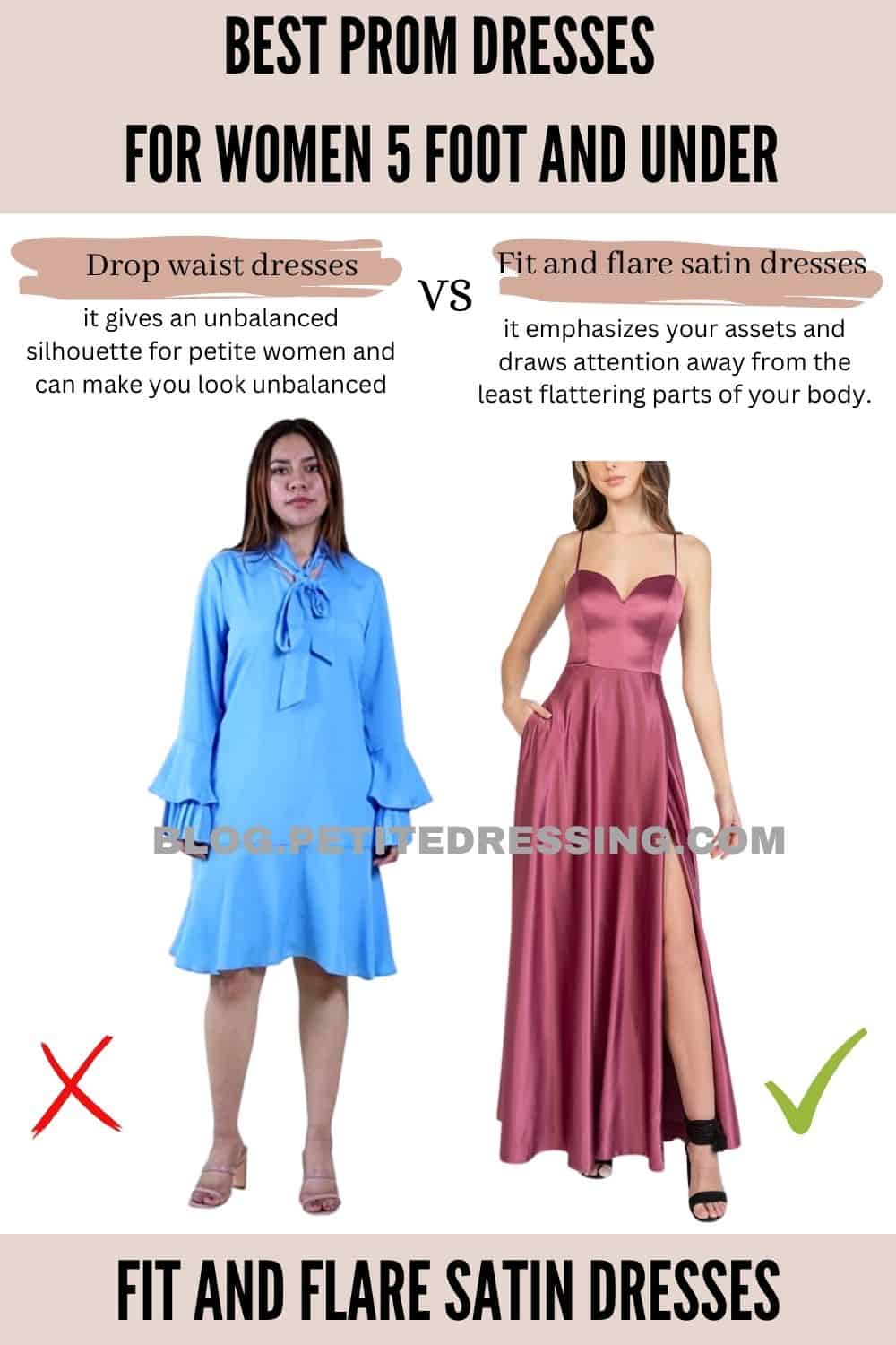The Prom Dress Guide for Women 5 foot and under