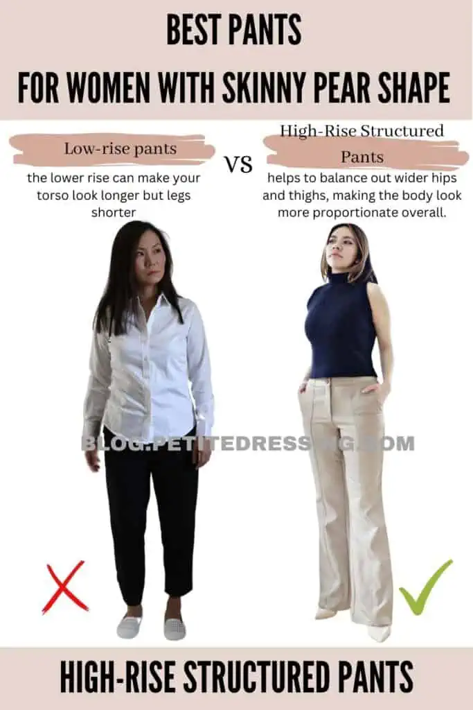 High-Rise Structured Pants