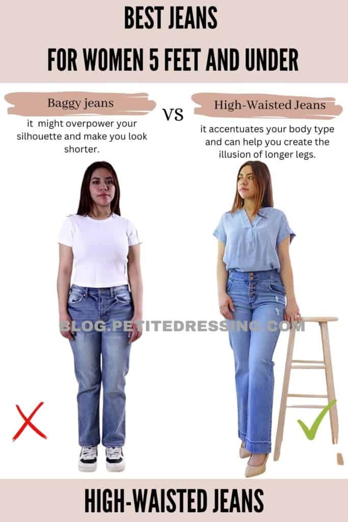 High-Waisted Jeans