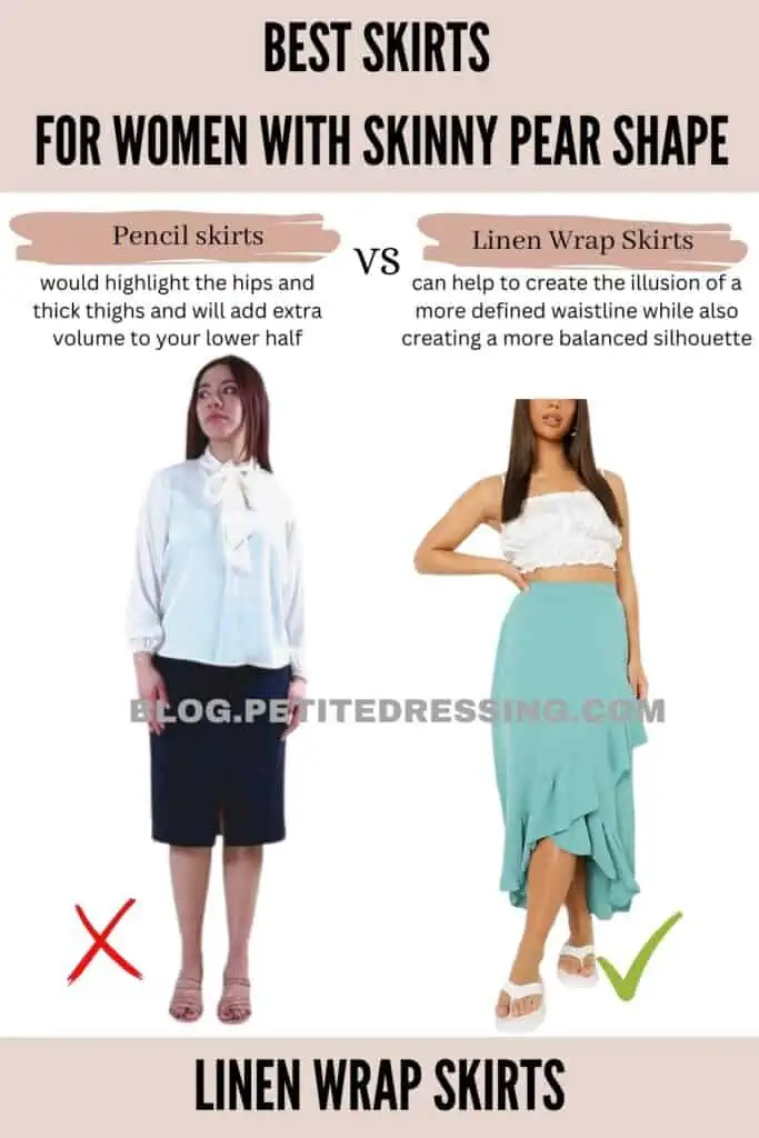 Linen Wrap Skirts