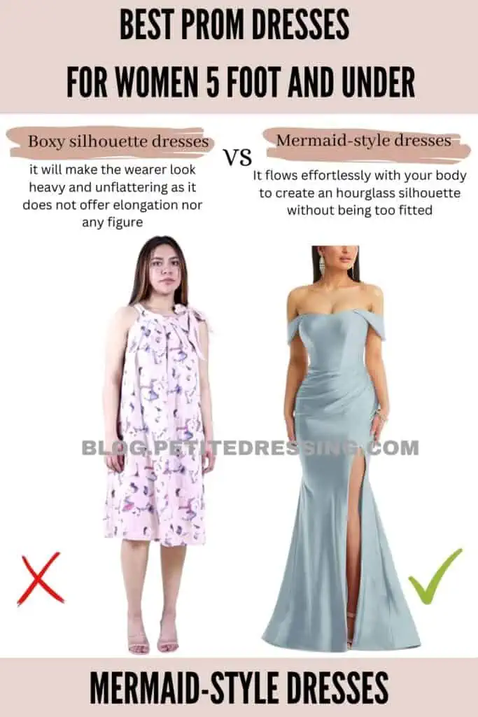 Mermaid-style dresses