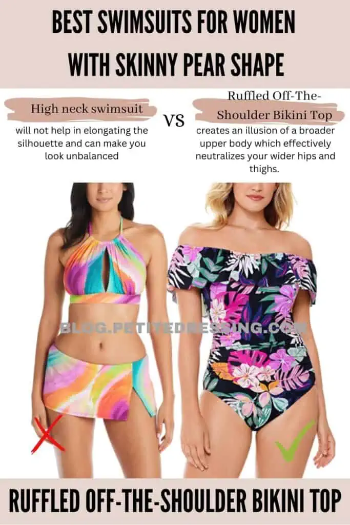 Ruffled Off-The-Shoulder Bikini Top-1
