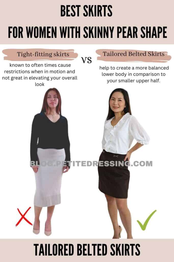 Tailored Belted Skirts