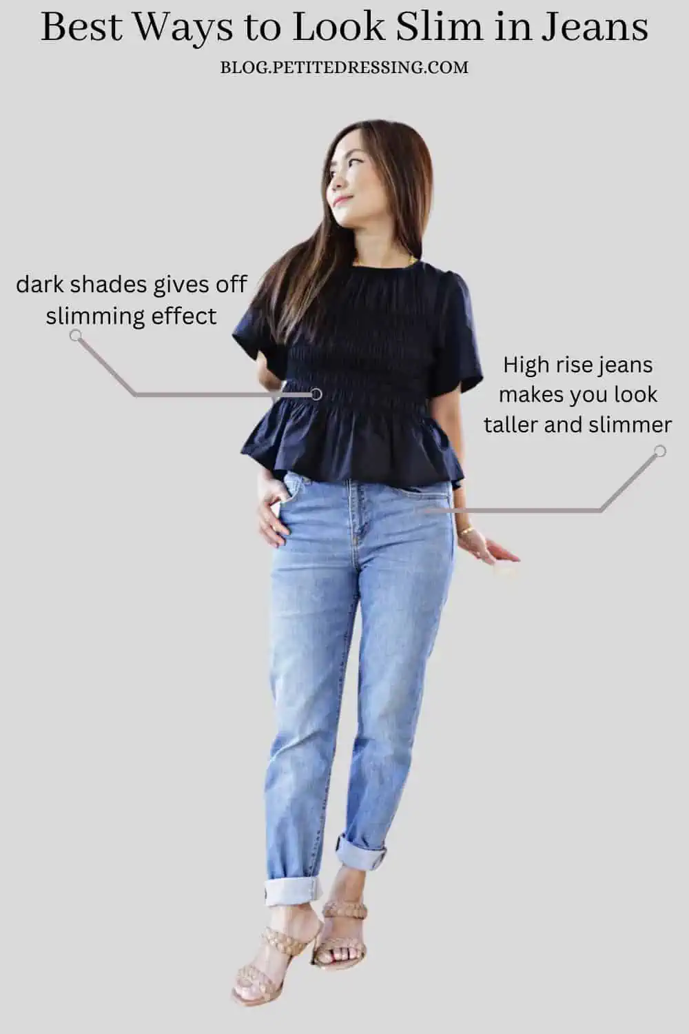 19 Ways to Look Slim in Jeans - Petite Dressing