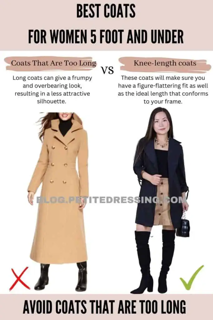 Avoid Coats That Are Too Long 