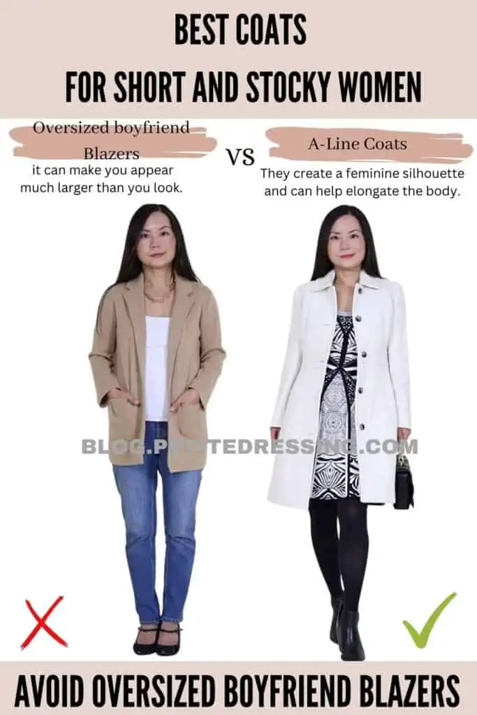 Avoid oversized boyfriend Blazer