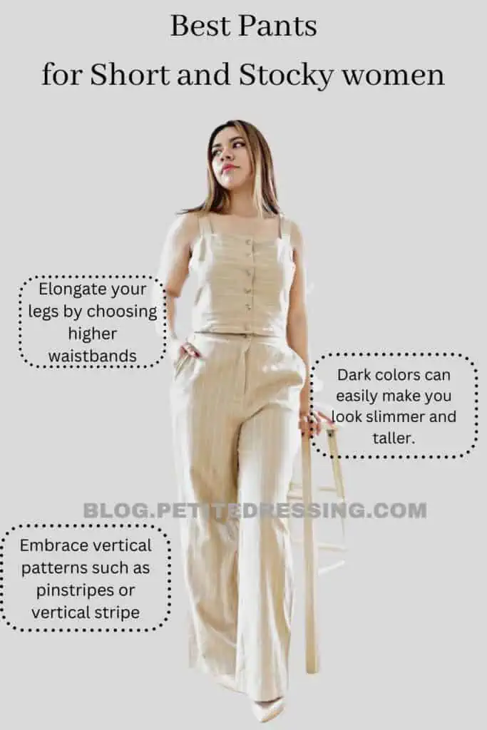 BEST PANTS FOR SHORT AND STOCKY WOMAN-1