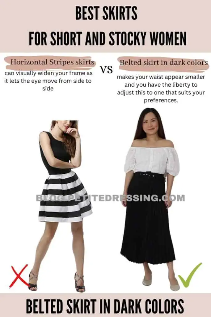 The Skirt Guide for Short and Stocky women