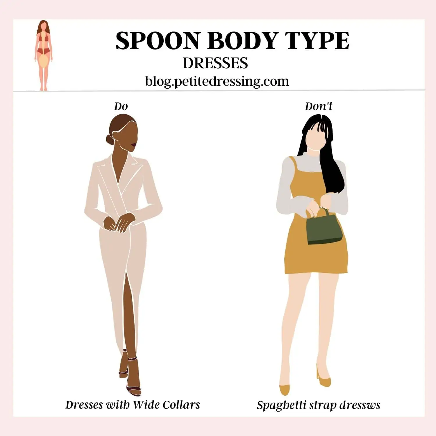 Fashion Guide : How To Dress For Spoon Body Shape