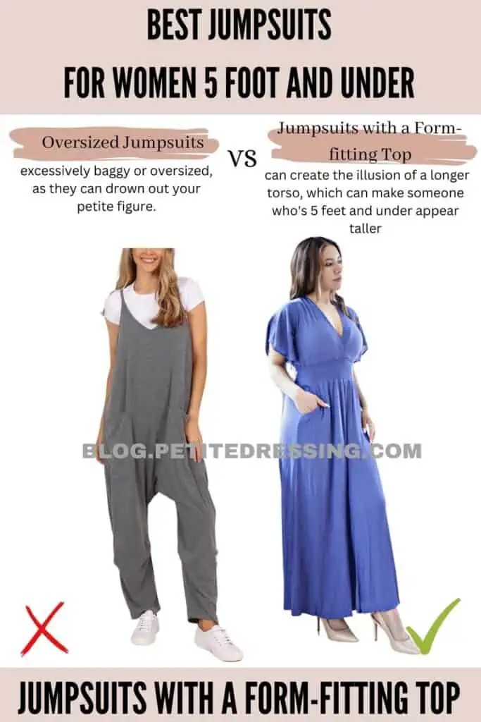 Jumpsuits with a Form-fitting Top
