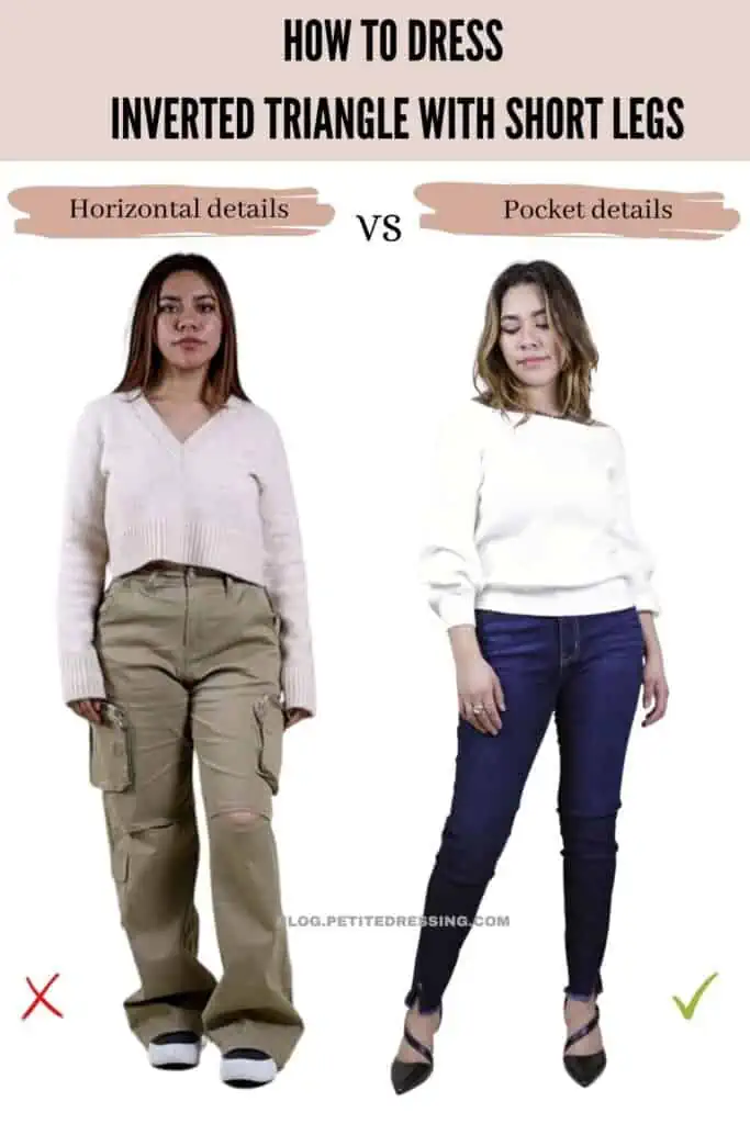 How to dress Inverted triangle with short legs