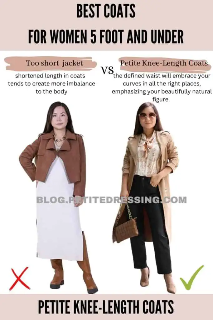 Petite Knee-Length Coats