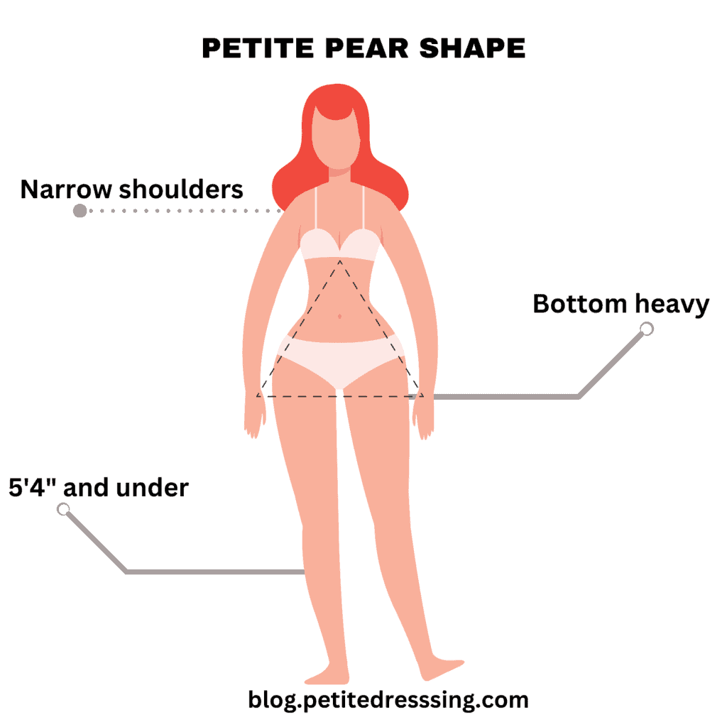 Petite pear shape women style guide