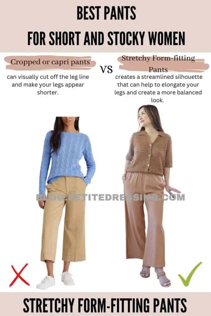 Stretchy Form-fitting Pants
