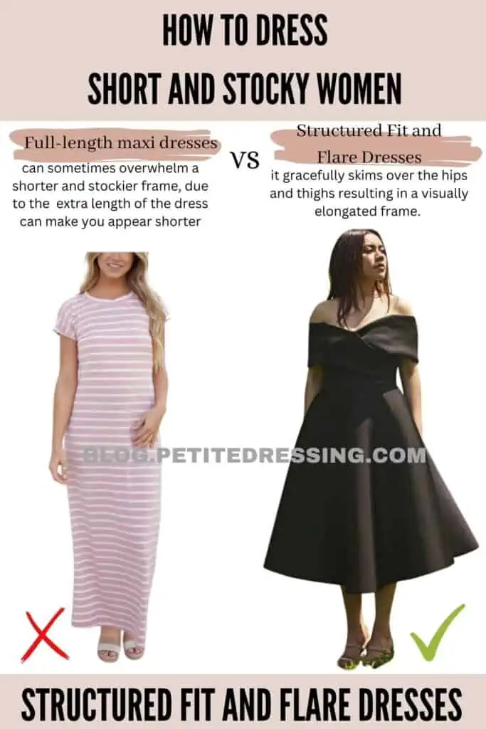 Structured Fit and Flare Dresses