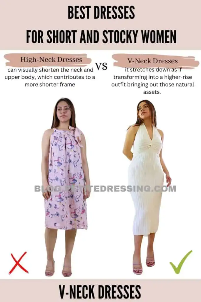 V-Neck Dresses