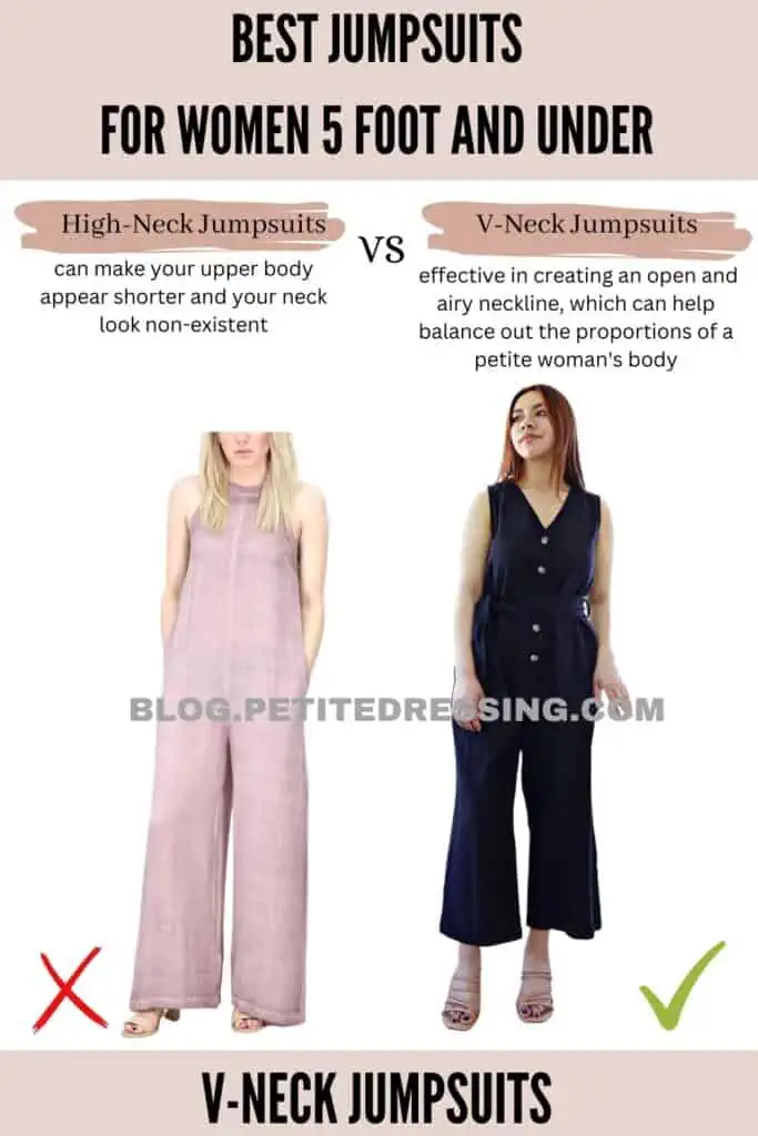 V-Neck Jumpsuits