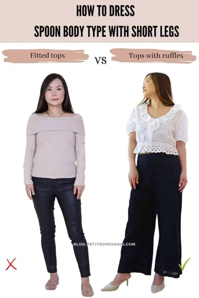 How to dress Spoon body type with short legs