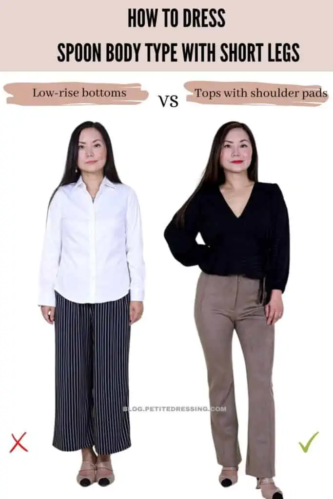 How to dress Spoon body type with short legs