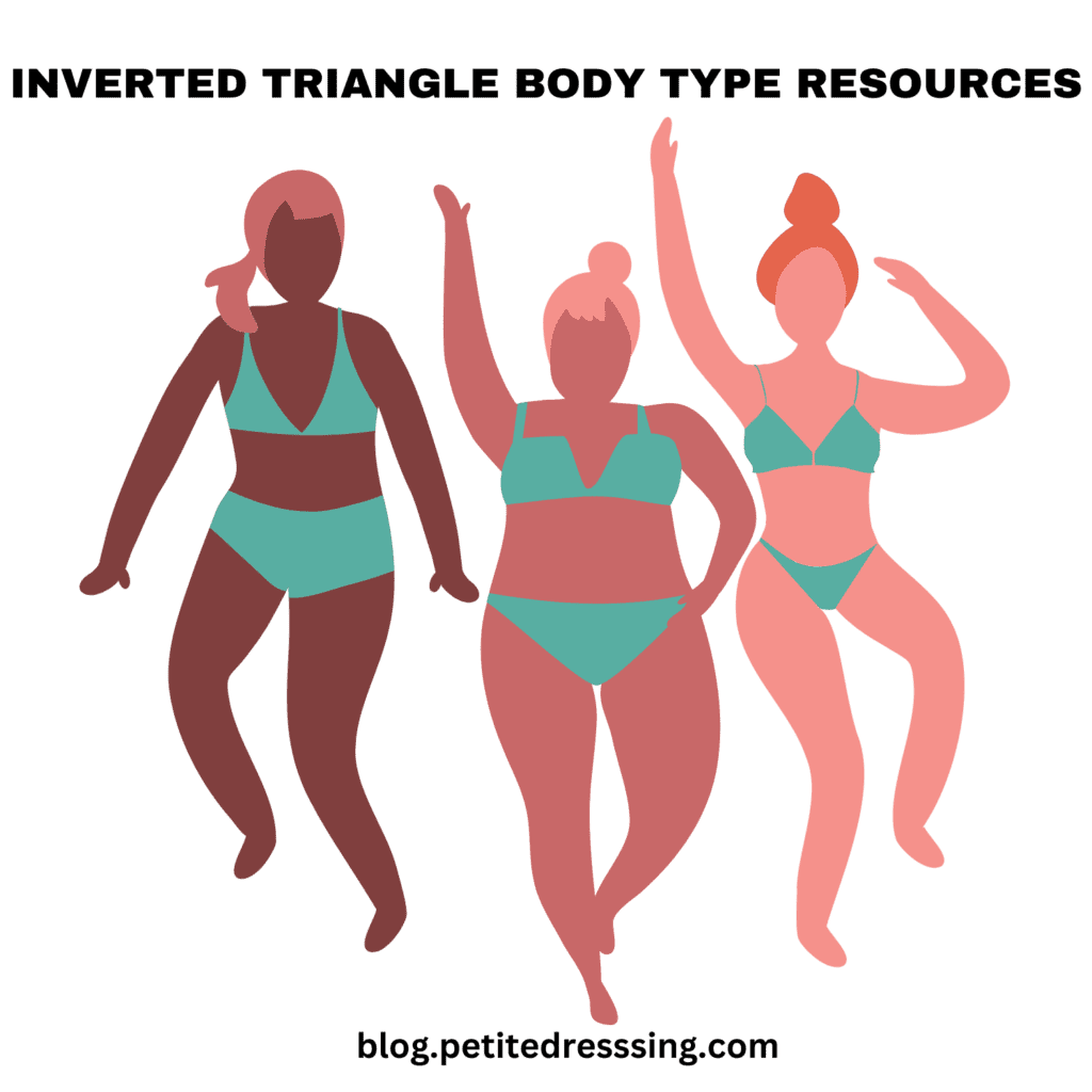 inverted triangle  shape women style resources 