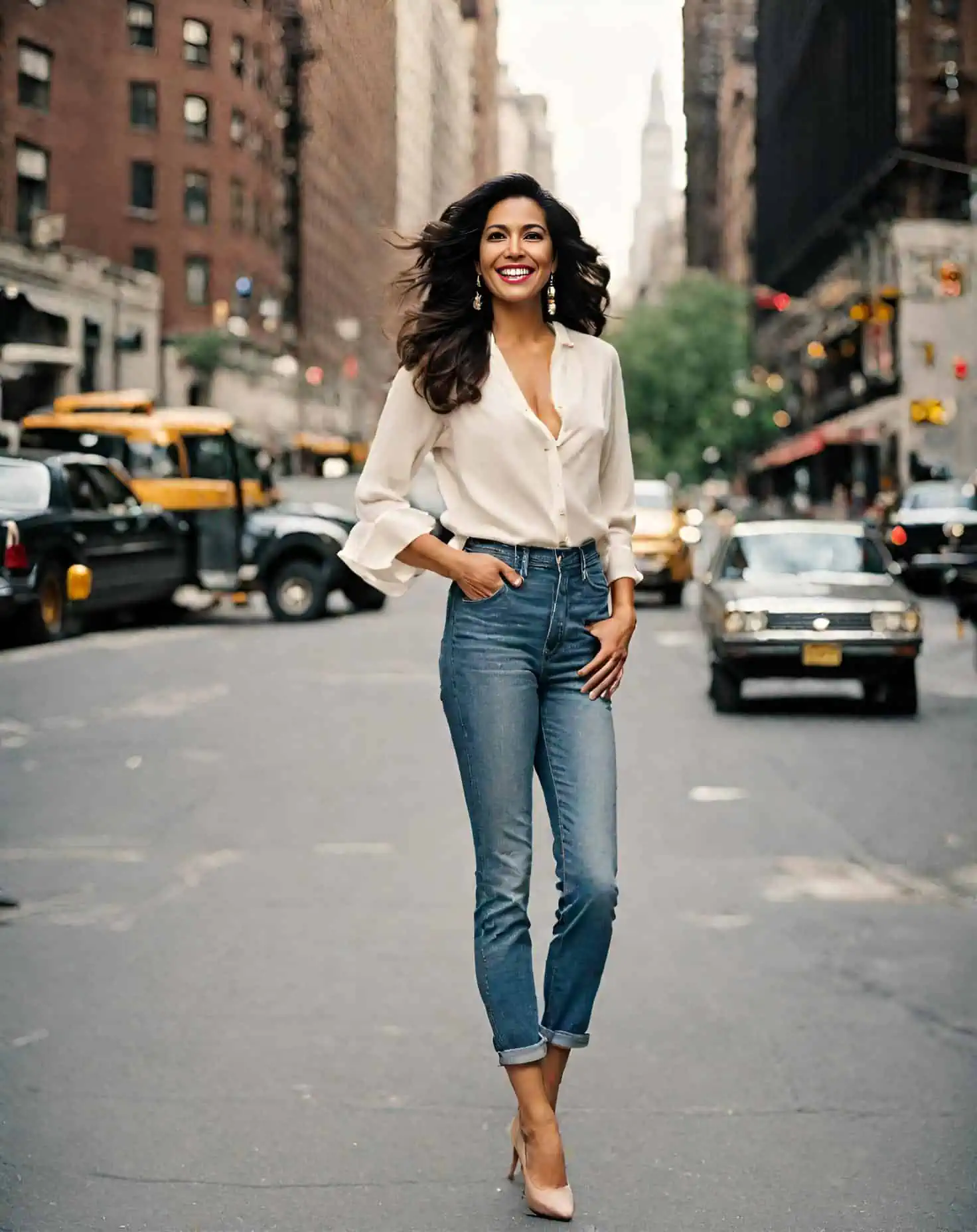 White Jeans + Leopard Heels | cute & little | Dallas Petite Fashion Blogger