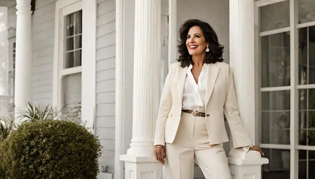 how to look good in your 60s - structured blazer
