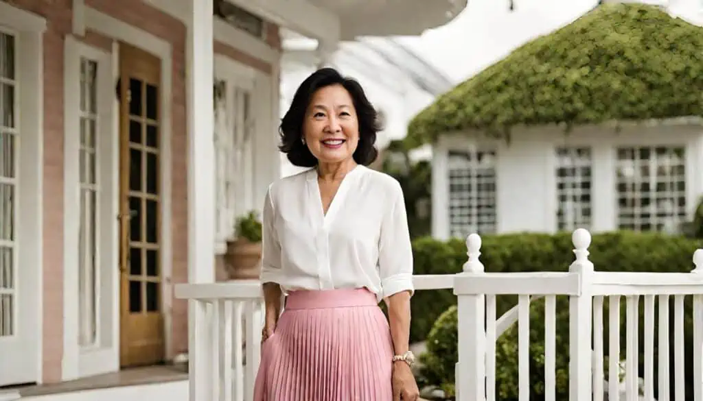 how to look good in your 60s -pastel colors