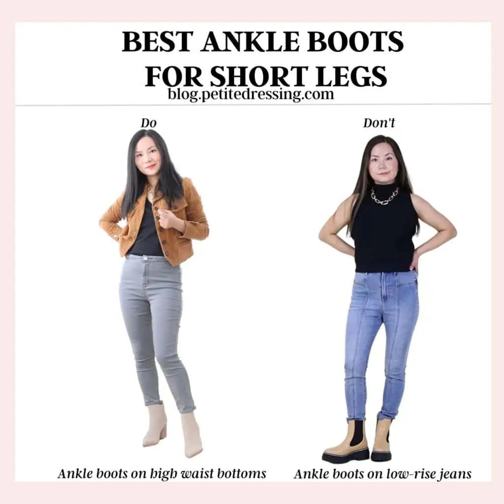 The ankle boots guide for short legs