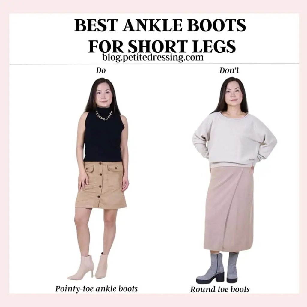 The ankle boots guide for short legs