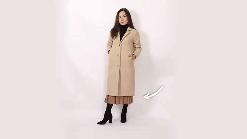 How to style winter coats if you are short