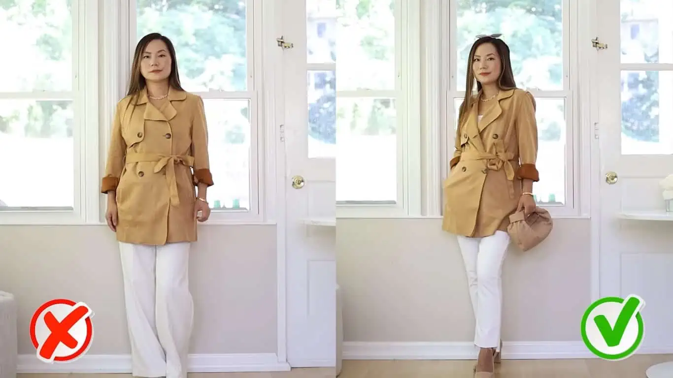 How to wear white pants in fall/winter - Petite Dressing