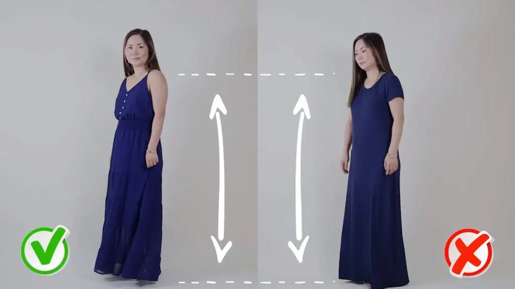 What length dress should short women wear