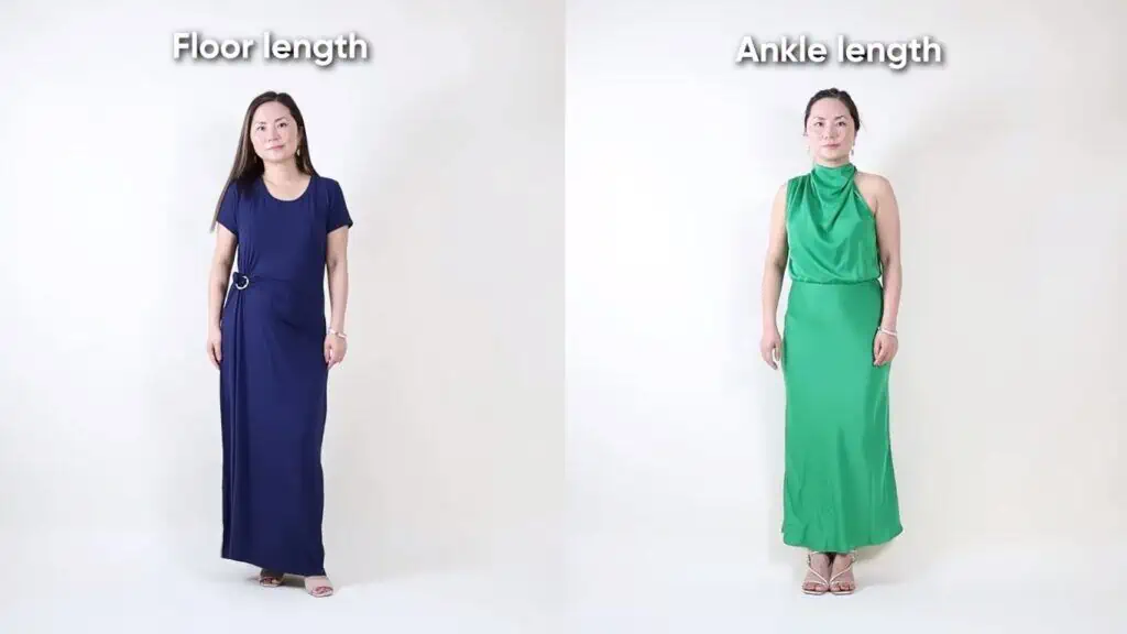 What length dress should short women wear