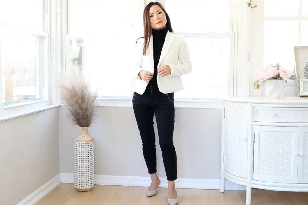 how to wear a blazer if you are short