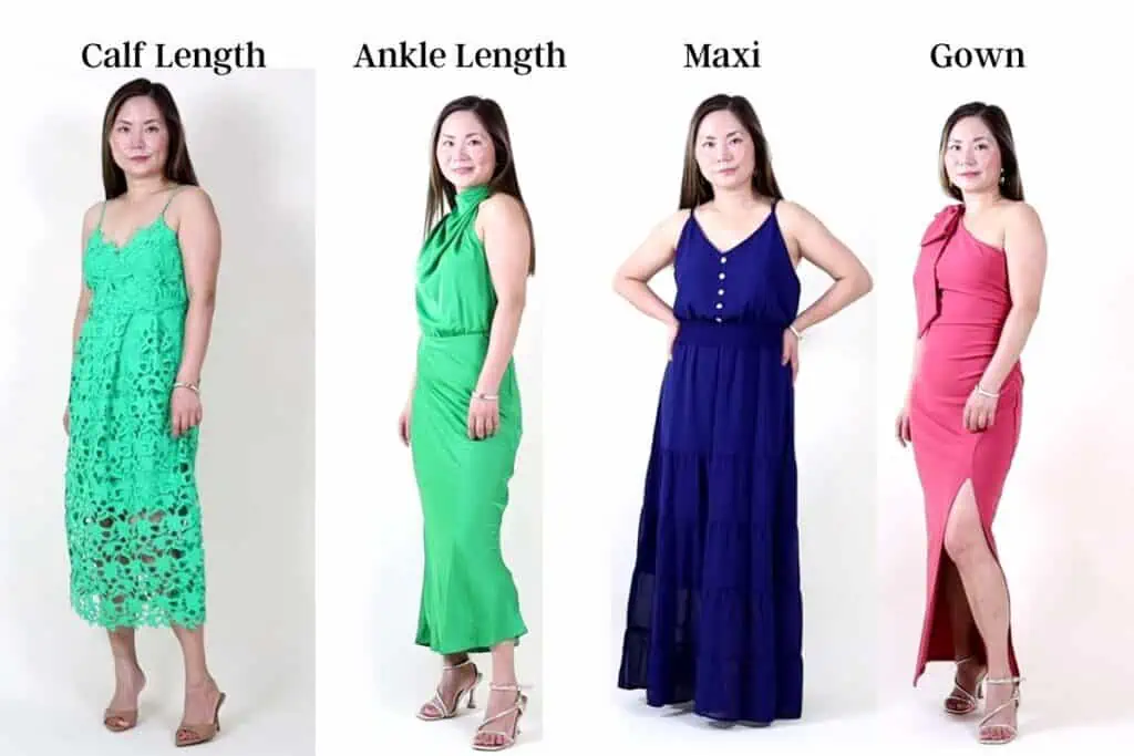 how to wear long dresses if you are short