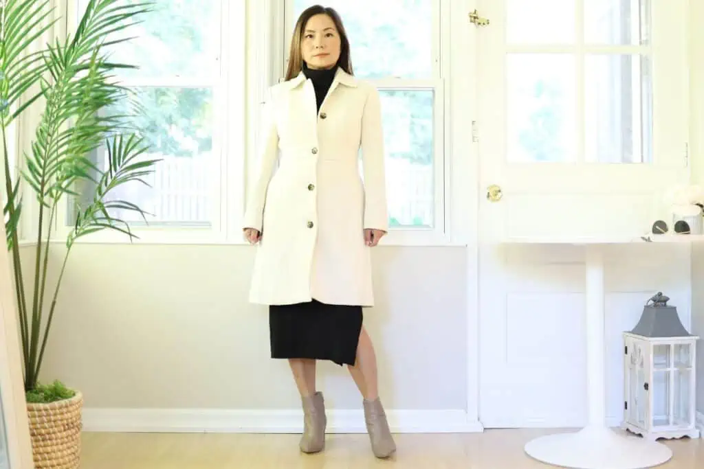 how to avoid long coats if you are short