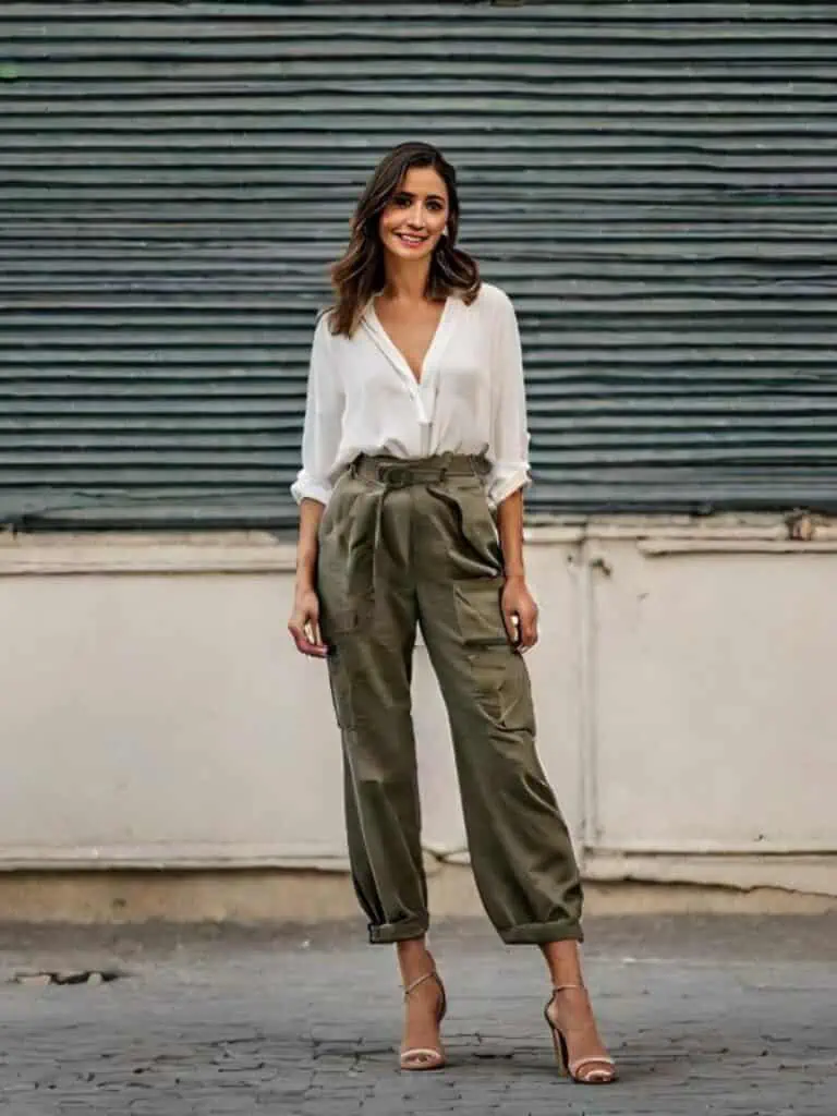 Cargo Pants outfit with Matching Belt