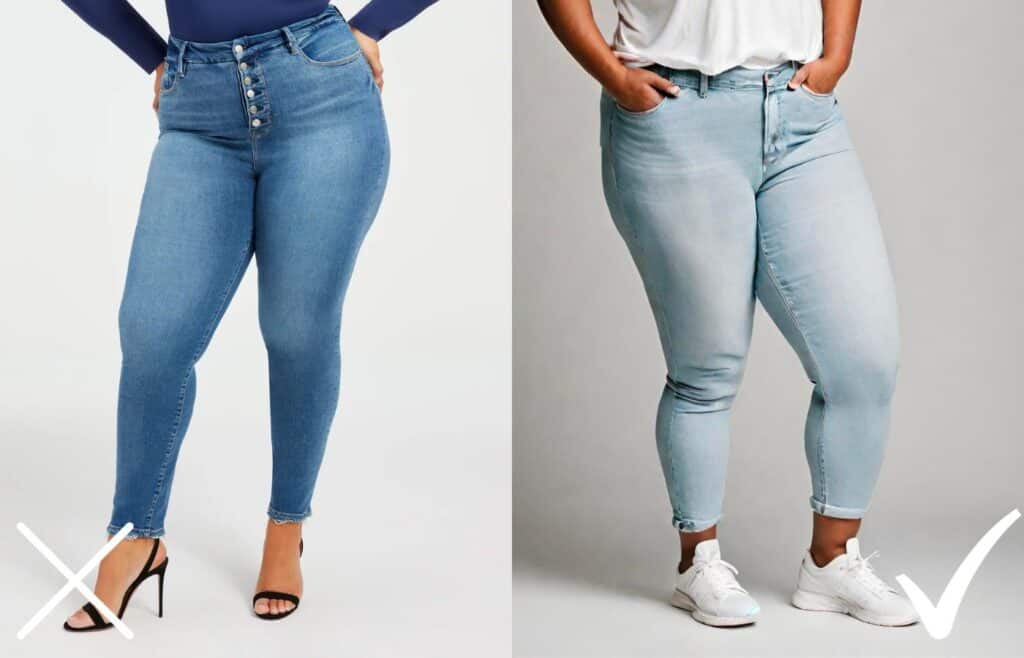 how to hide your belly in jeans