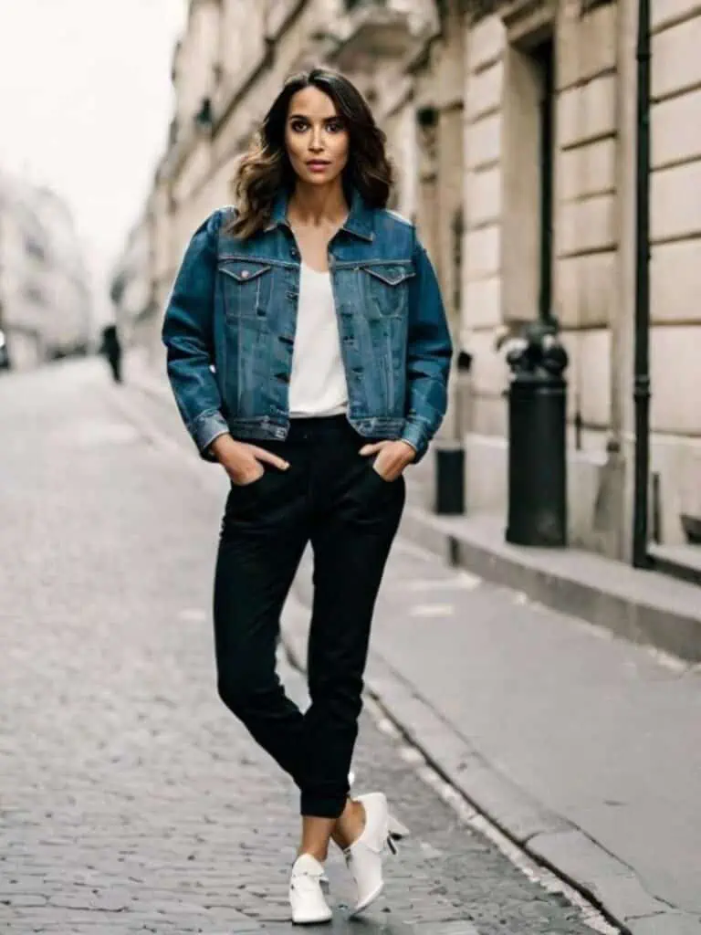 Skinny jeans outfits-denim jackets