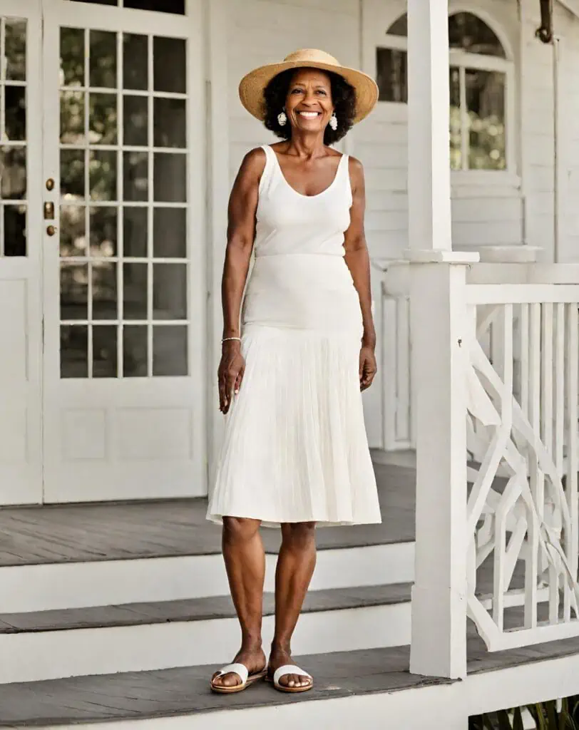 25 Ways To Accessorize In Your 60s Straw Brim Hat