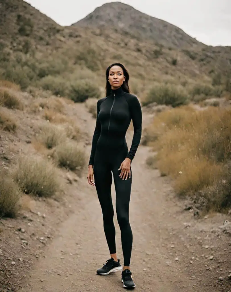 Hiking outfit bodysuit