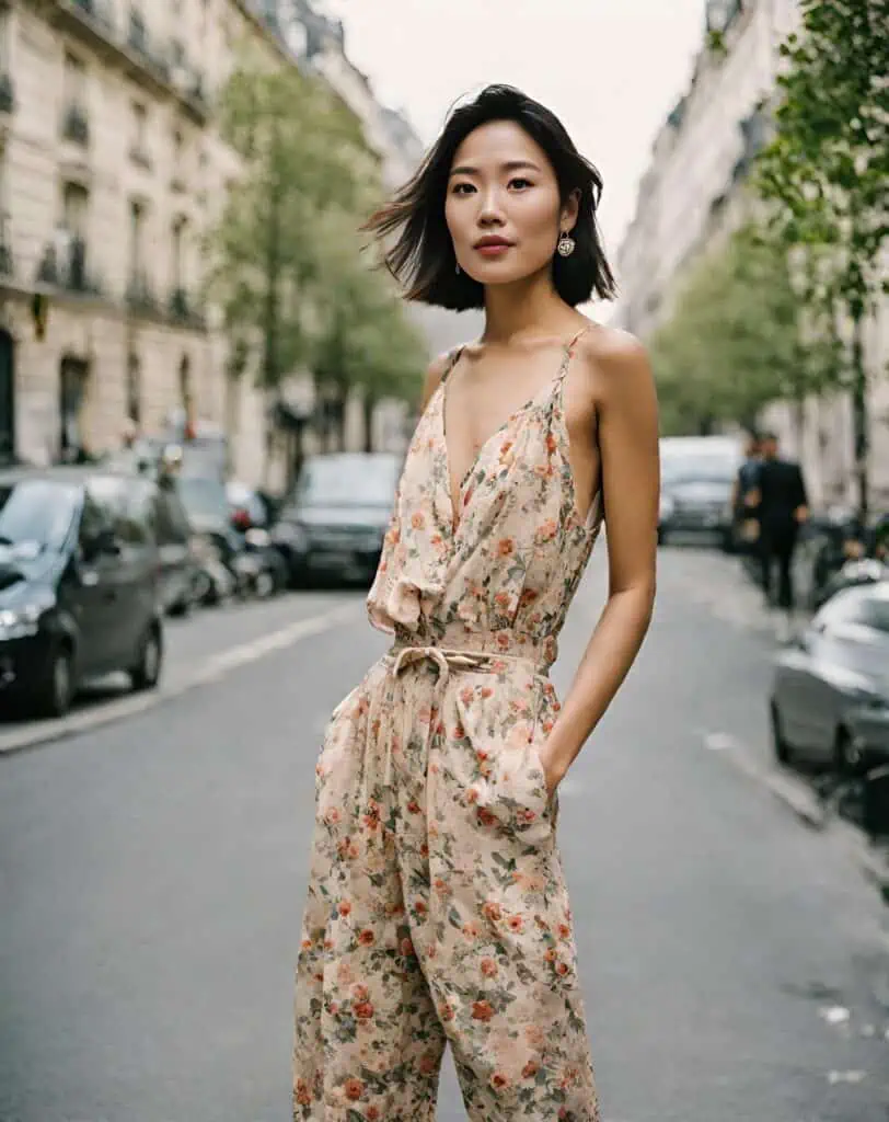 What to wear in Italy floral jumpsuit
