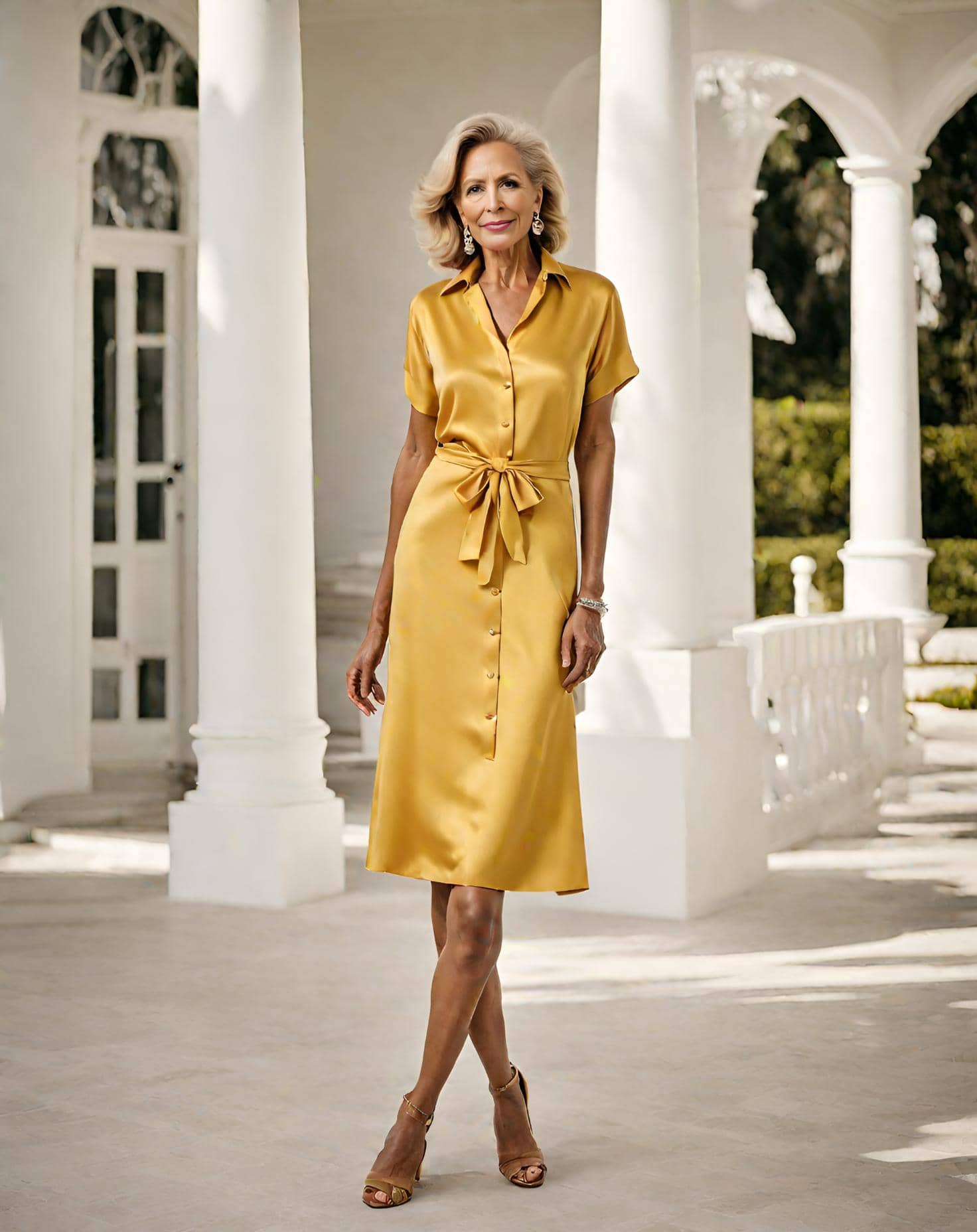 15 Most Stylish Dress Styles For Women Over 60 classytrendystyle