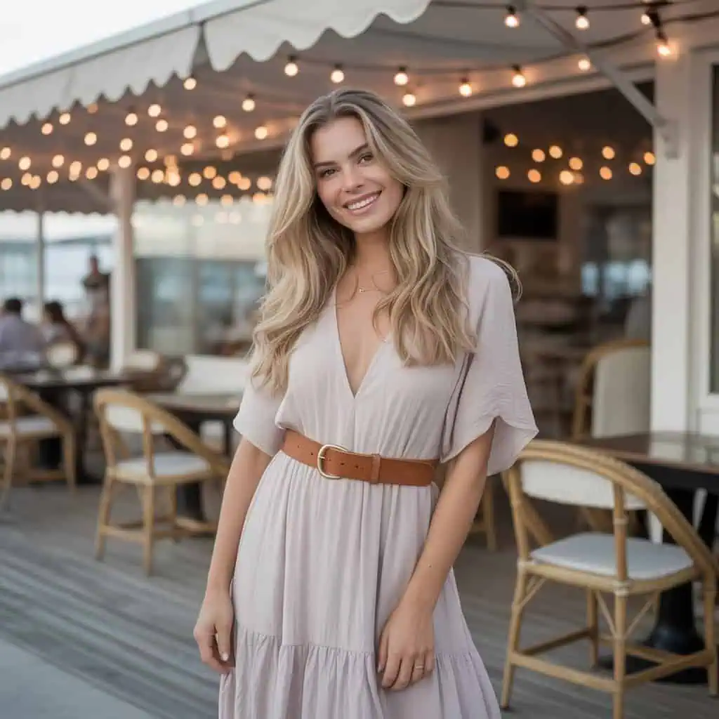 Image of a person wearing the described outfit/style