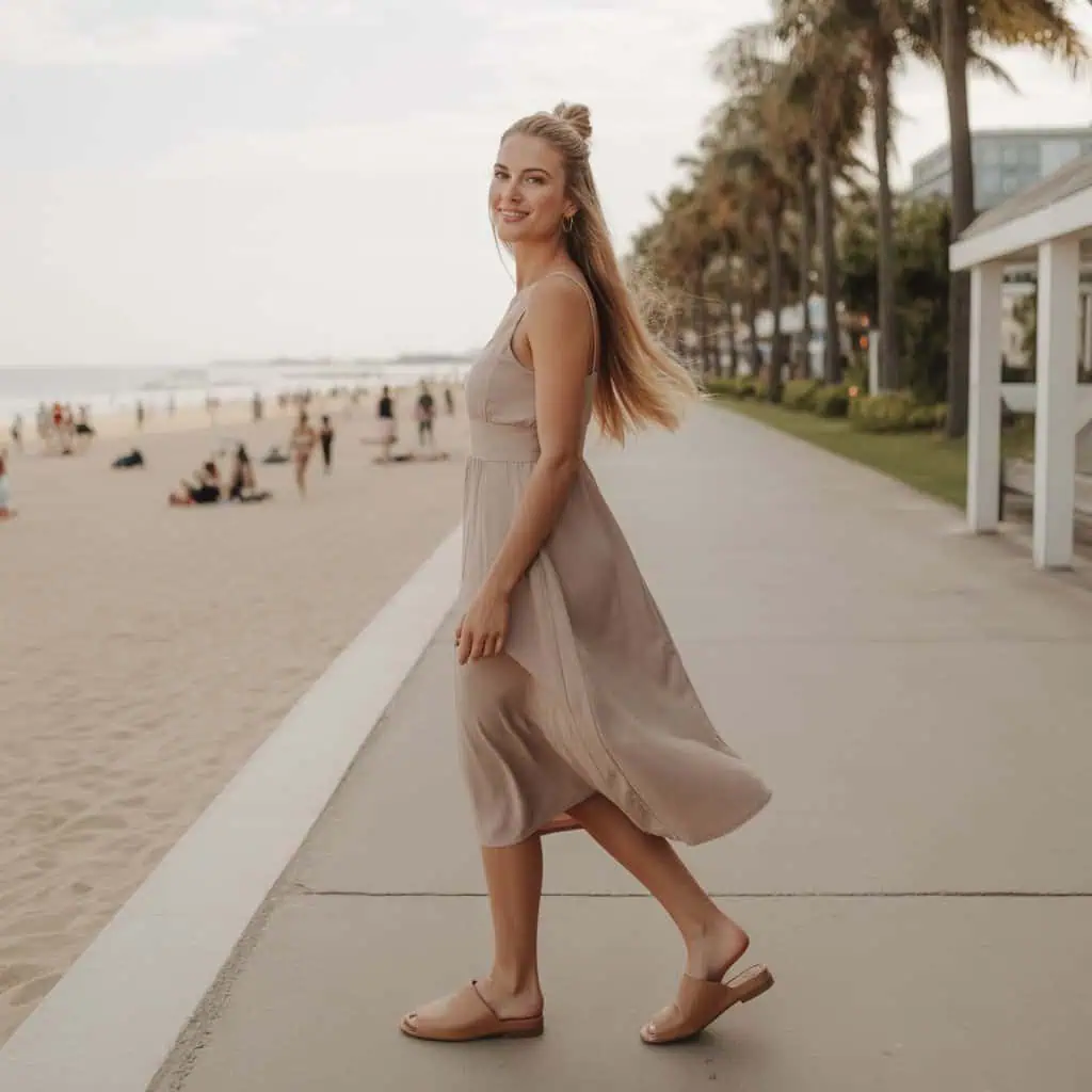 Image of a person wearing the described outfit/style