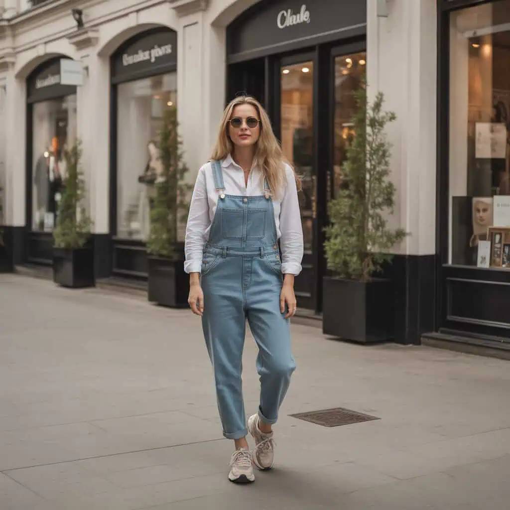 Image of a person wearing the described outfit/style