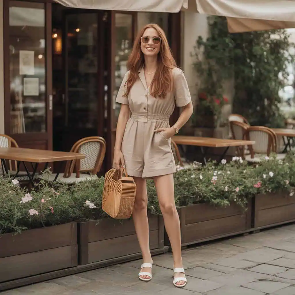 Image of a person wearing the described outfit/style